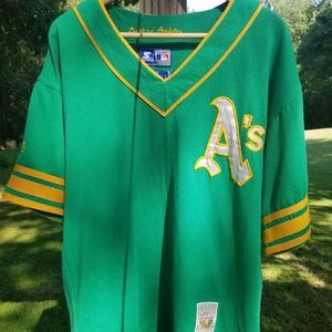 Vtg Starter A's 72-74 Cooperstown Collection shirt